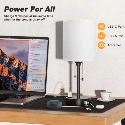 Lighteme Moreushop Metall USB-Tischlampe