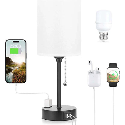 Lighteme Moreushop Metall USB-Tischlampe