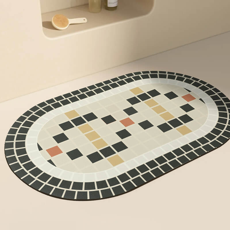 Lighteme Mosaic Diatom Mud Bath Mat