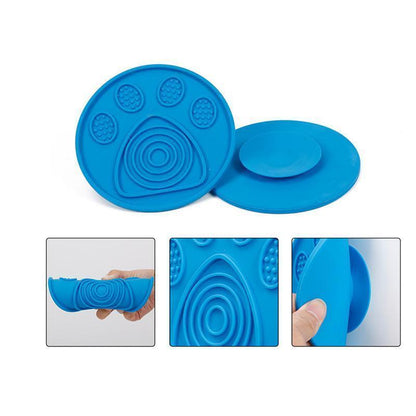 Lighteme Multifunktions-Leckmatte für Haustiere zur Wandmontage mit Saugnapf (2 Farben)