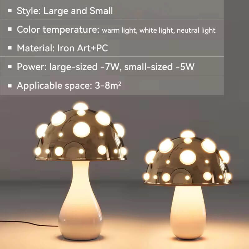Lighteme Mushroom Desk Lamp
