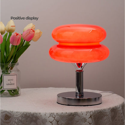Lampe de bureau en verre Lighteme New Egg Tart