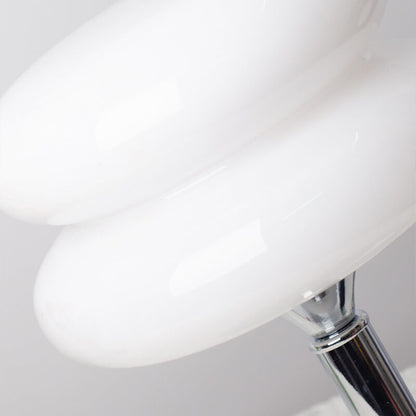 Lampe de bureau en verre Lighteme New Egg Tart