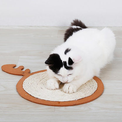 Lighteme Neue, niedliche Katzenkratzmatte mit Cartoon-Tiermotiven (3 Größen)