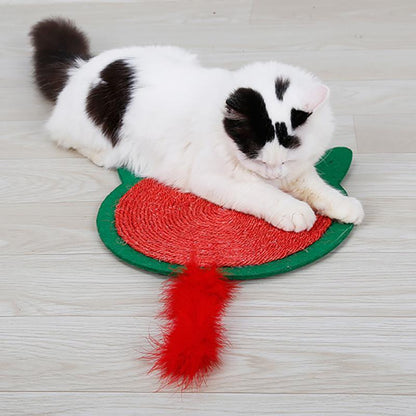 Lighteme Neue, niedliche Katzenkratzmatte mit Cartoon-Tiermotiven (3 Größen)