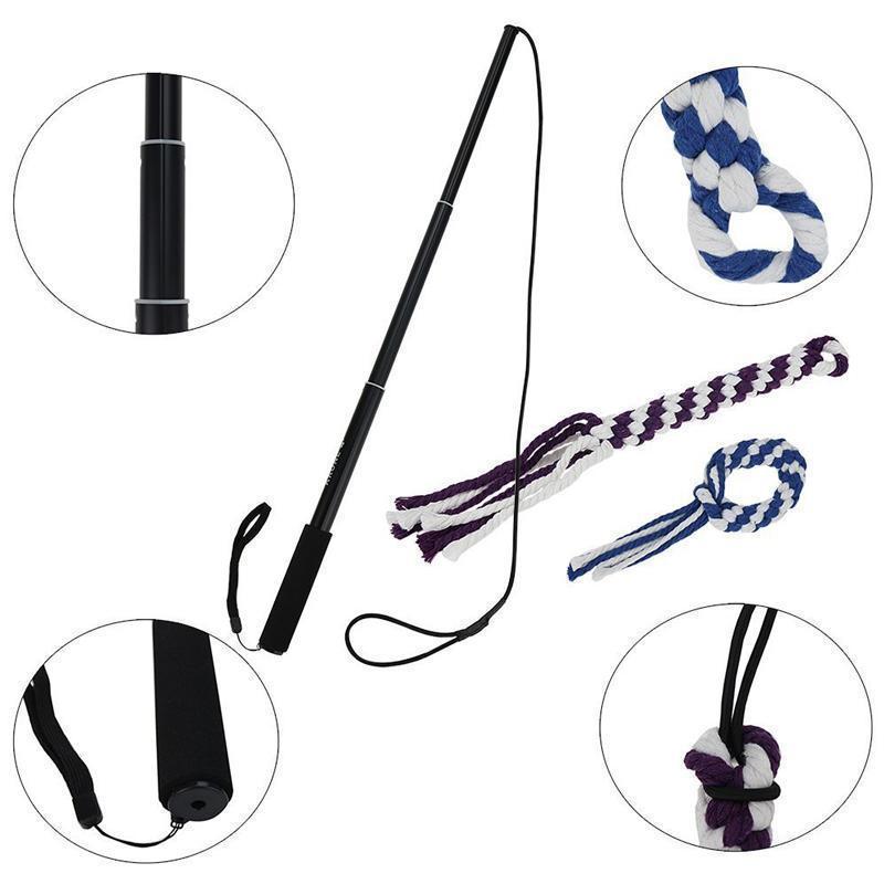 Lighteme New Telescopic Dog Teaser Training Stick (3 colors & 2 sizes)