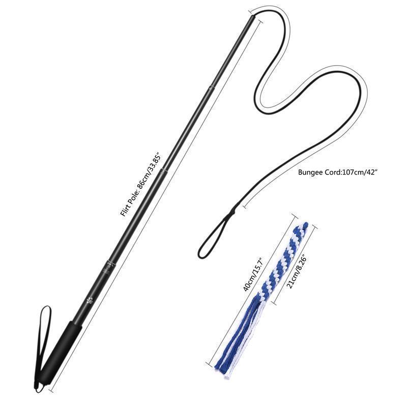 Lighteme New Telescopic Dog Teaser Training Stick (3 colors & 2 sizes)