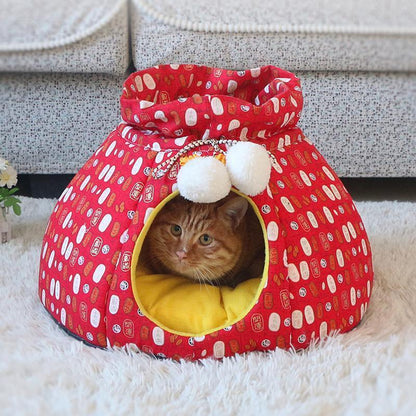 Lighteme Neujahrs-Glückstüten-Design Katzennest (2 Farben &amp; 2 Größen)