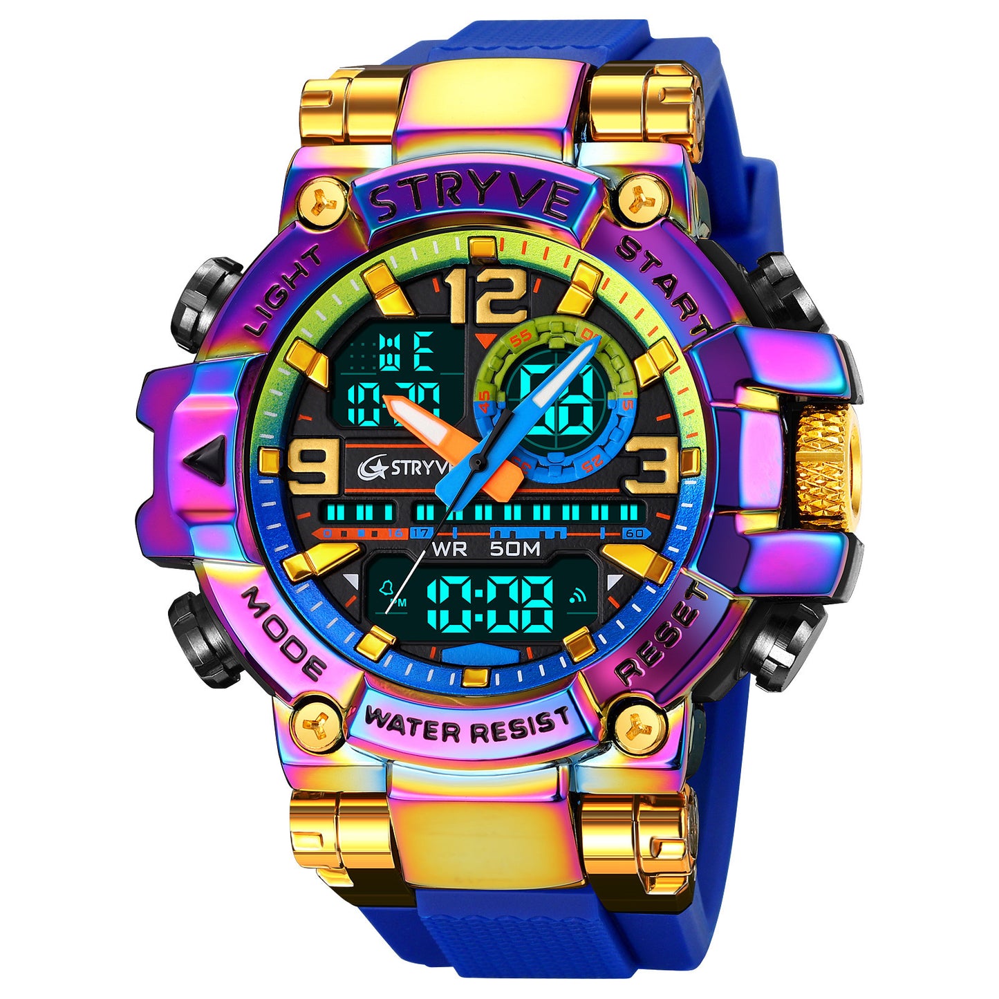 Montre tactique étanche fonctionnelle colorée TWS