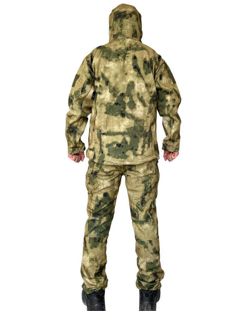 Lighteme Ruins Russisches Camouflage-Set aus Haifischhaut und wasserdichtem Samt