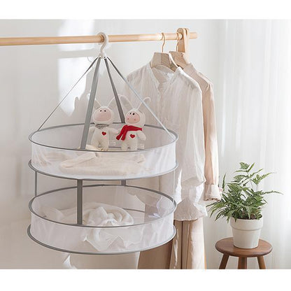 Lighteme Wäscheständer aus gefaltetem Netzgewebe (10 Ausführungen)