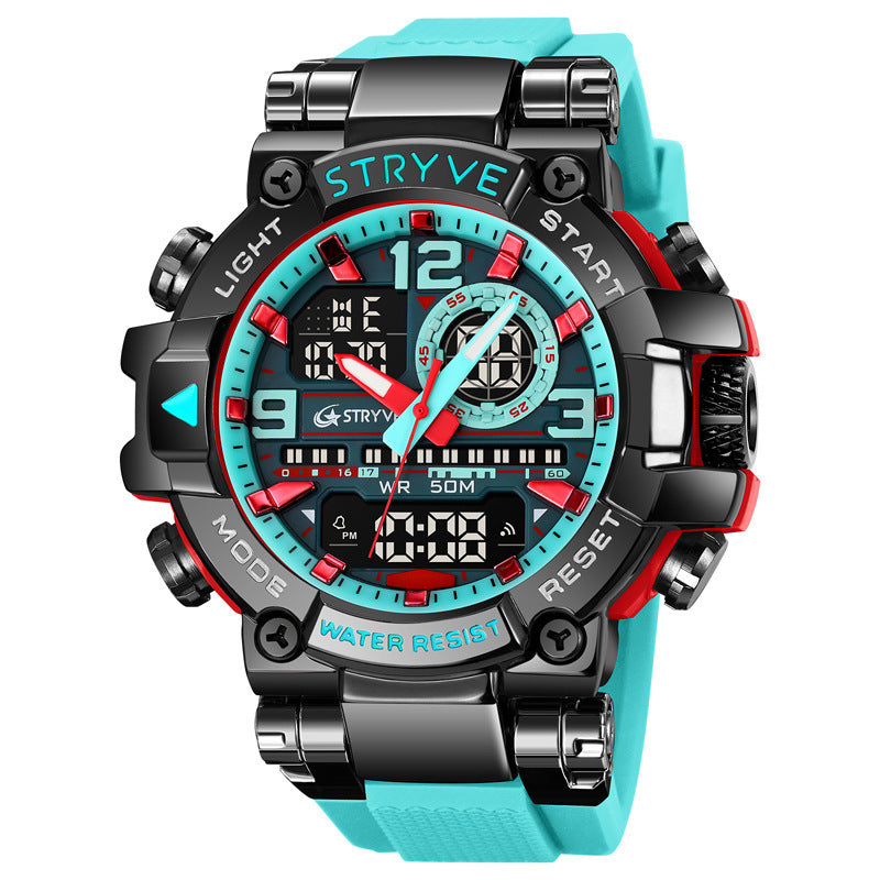 Montre tactique étanche fonctionnelle colorée TWS