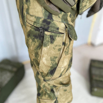 Lighteme Ruins Russisches Camouflage-Set aus Haifischhaut und wasserdichtem Samt