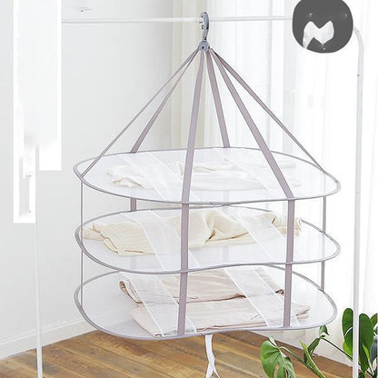 Lighteme Wäscheständer aus gefaltetem Netzgewebe (10 Ausführungen)