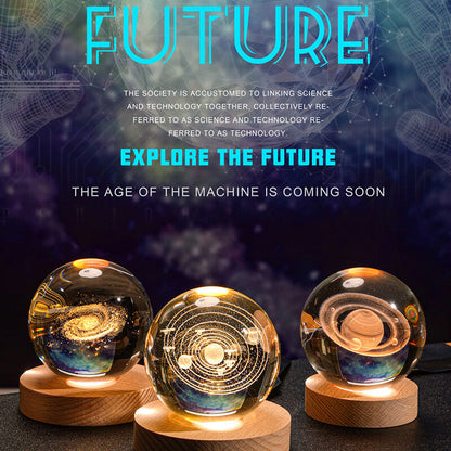 Veilleuse boule de cristal Lighteme