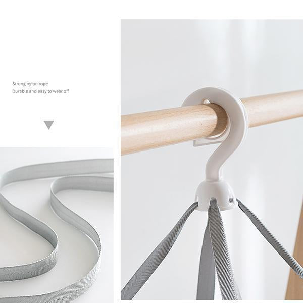 Lighteme Wäscheständer aus gefaltetem Netzgewebe (10 Ausführungen)