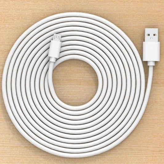 Câble de données extra long Lighteme pour iPhone, Android et USB-C