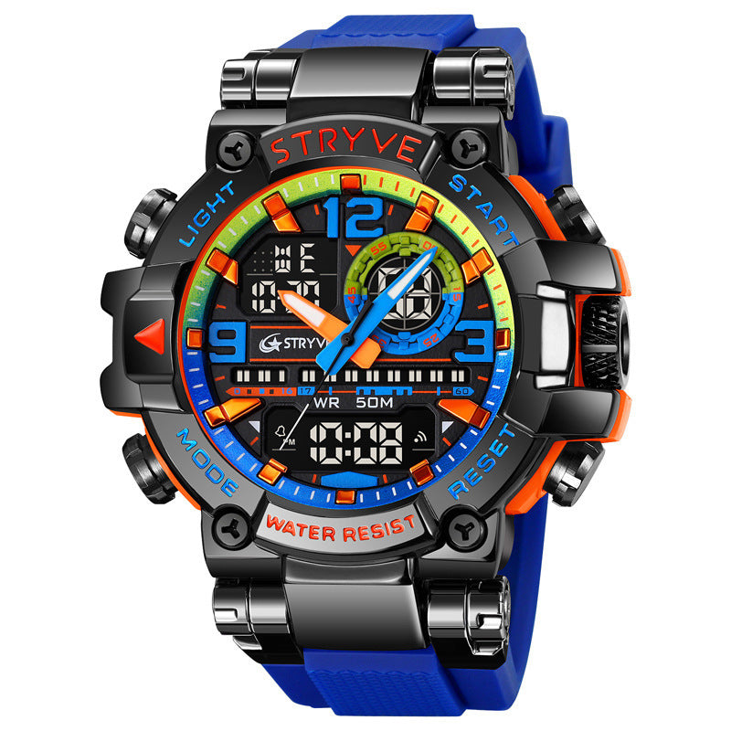 Montre tactique étanche fonctionnelle colorée TWS