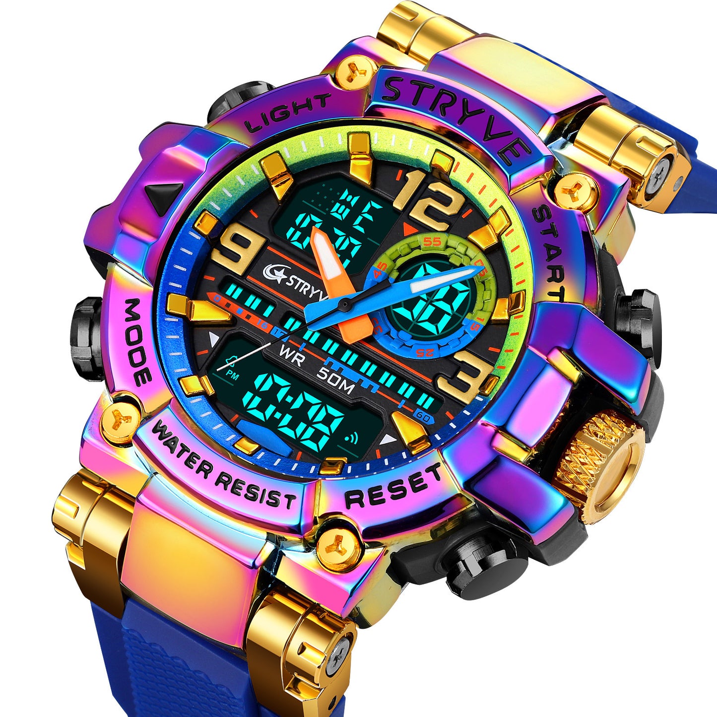 Montre tactique étanche fonctionnelle colorée TWS