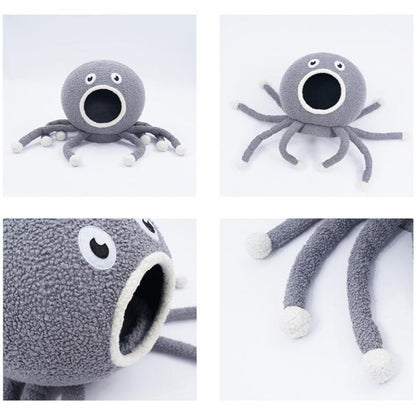 Lighteme Octopus Shape Cave Design Cat Nest