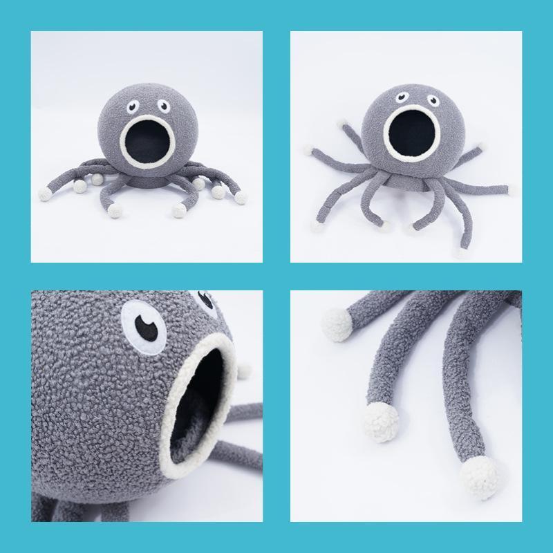 Lighteme Octopus Shape Cave Design Cat Nest