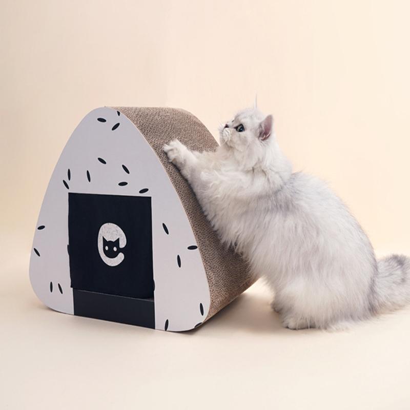 Maison à chat Lighteme en forme d'onigiri (3 couleurs)