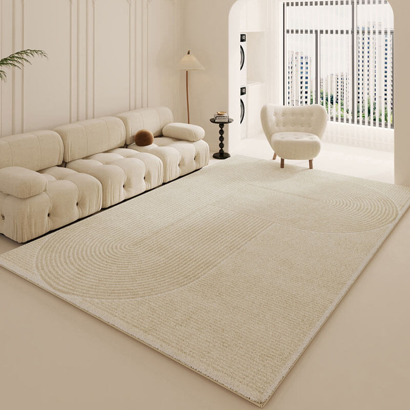Tapis en peluche minimaliste Lighteme