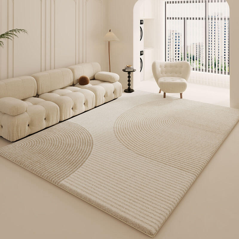 Tapis en peluche minimaliste Lighteme