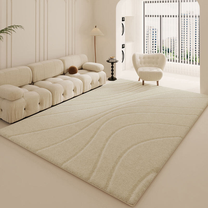 Tapis en peluche minimaliste Lighteme