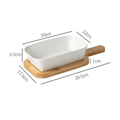 Lighteme Oval Ceramic Baking Dish