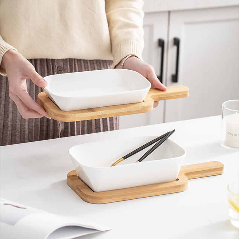 Lighteme Oval Ceramic Baking Dish