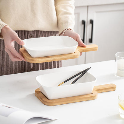 Lighteme Oval Ceramic Baking Dish