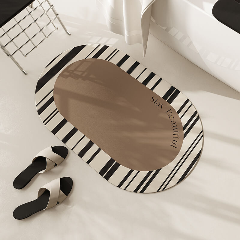 Lighteme Oval Diatom Mud Bath Mat