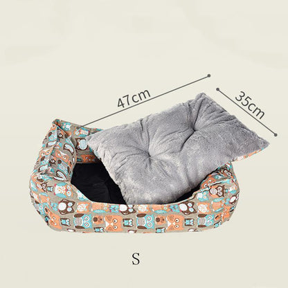 Lit thermique pour animaux de compagnie Lighteme Owl Dying Winter (3 tailles)