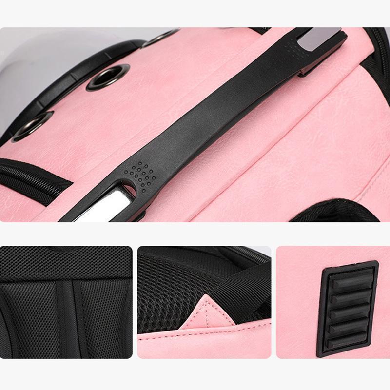 Lighteme PU Rucksack Raumkapsel Kleine Katze tragen (4 Farben)