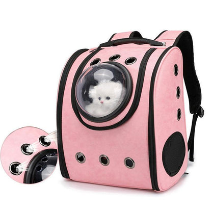 Lighteme PU Rucksack Raumkapsel Kleine Katze tragen (4 Farben)