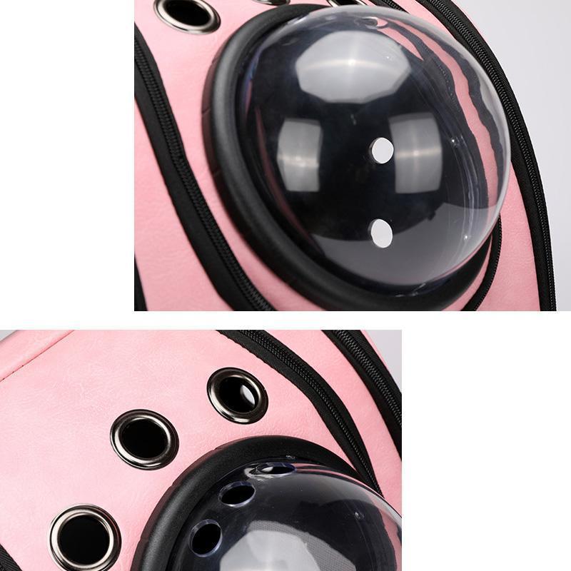 Lighteme PU Rucksack Raumkapsel Kleine Katze tragen (4 Farben)