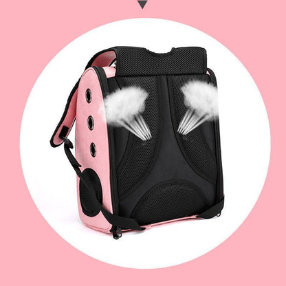 Lighteme PU Rucksack Raumkapsel Kleine Katze tragen (4 Farben)