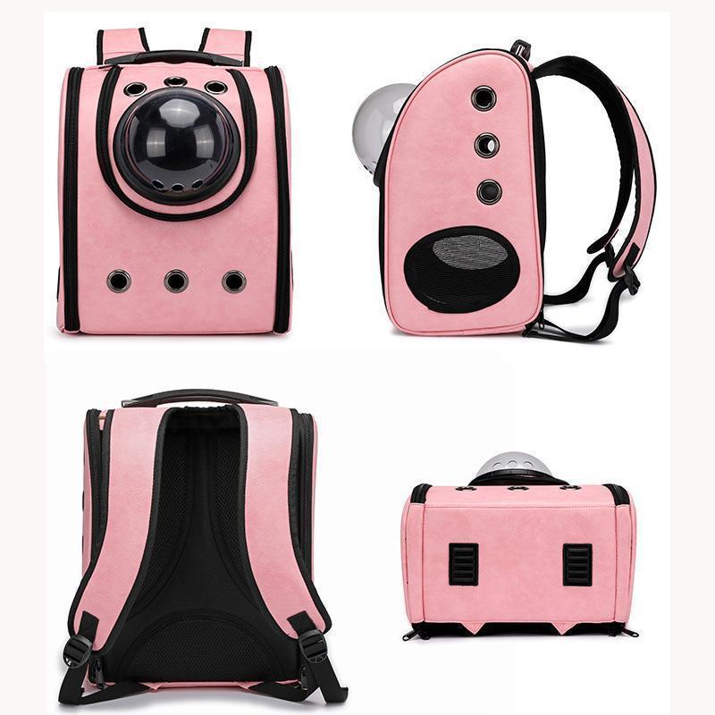 Lighteme PU Rucksack Raumkapsel Kleine Katze tragen (4 Farben)