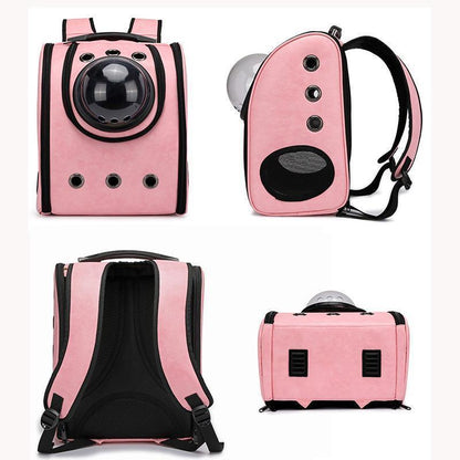 Lighteme PU Rucksack Raumkapsel Kleine Katze tragen (4 Farben)