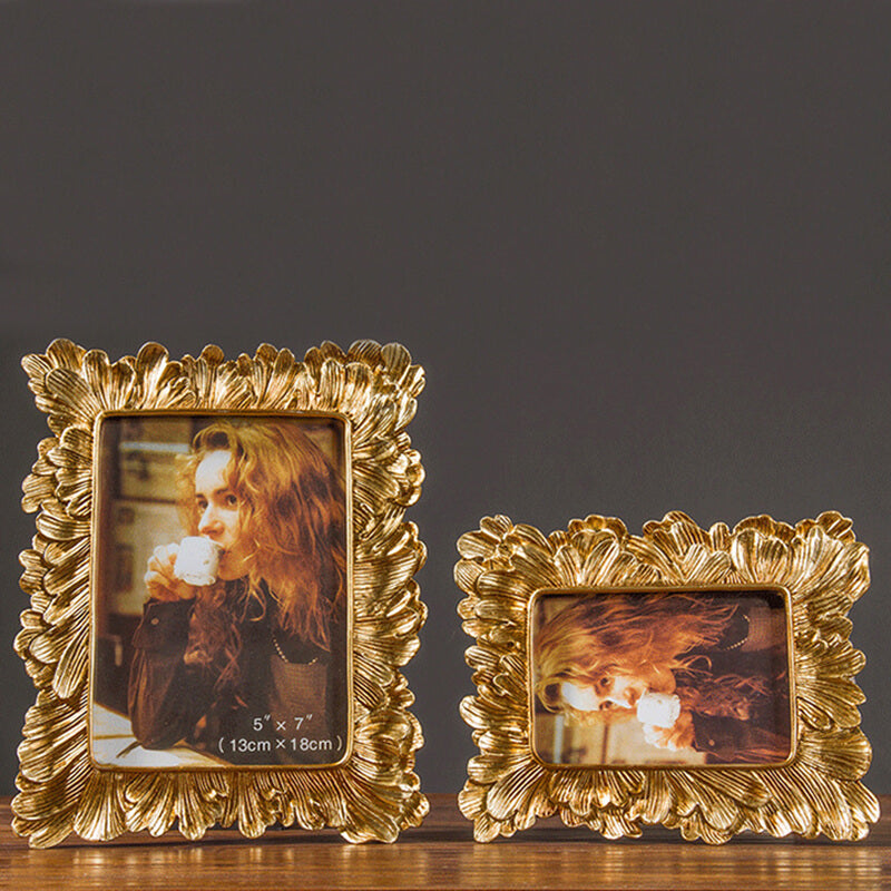 Cadre photo en métal Lighteme en forme de feuille de palmier