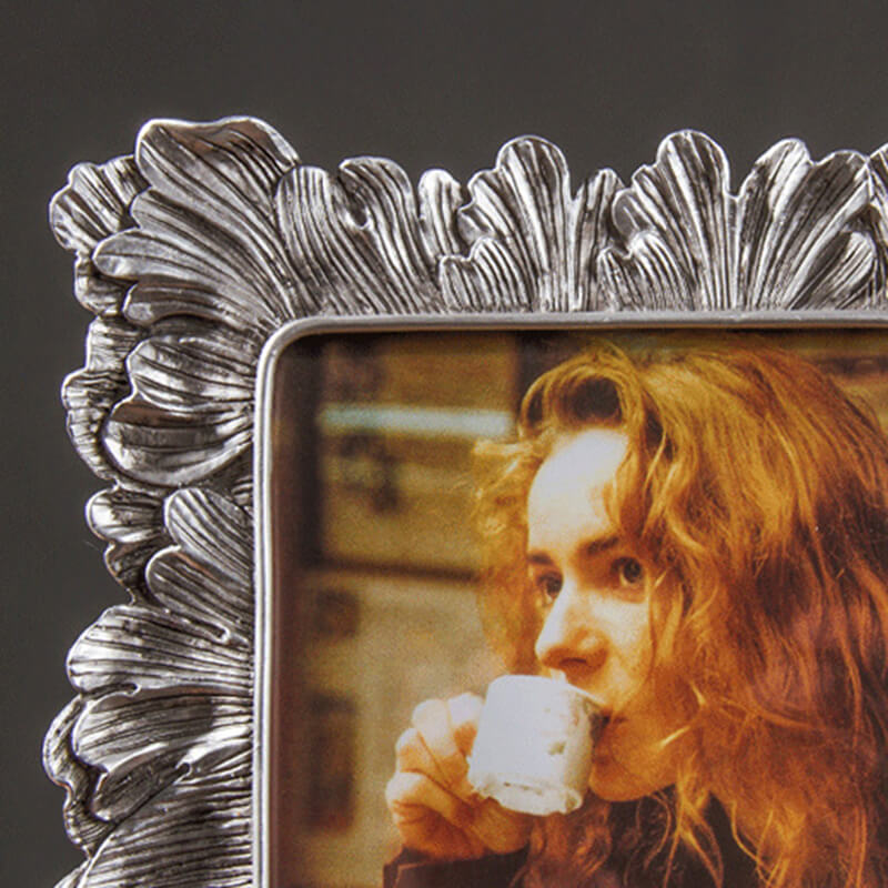 Cadre photo en métal Lighteme en forme de feuille de palmier