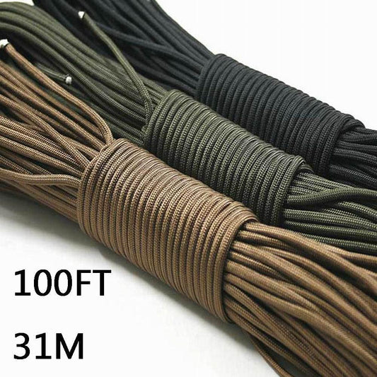 Lighteme Camping Supplies Paracord 5 couleurs 100 pieds