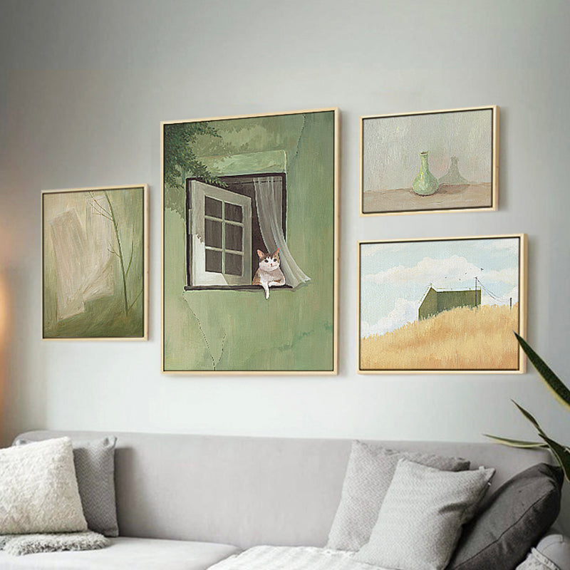 Peinture sur toile pastorale Lighteme, petite et fraîche