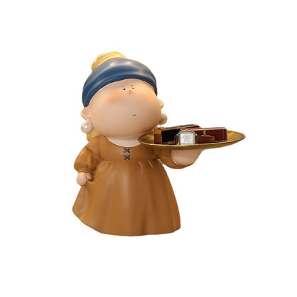 Lighteme Perlenohrringe für Mädchen, Aufbewahrungsornamente für Zuhause