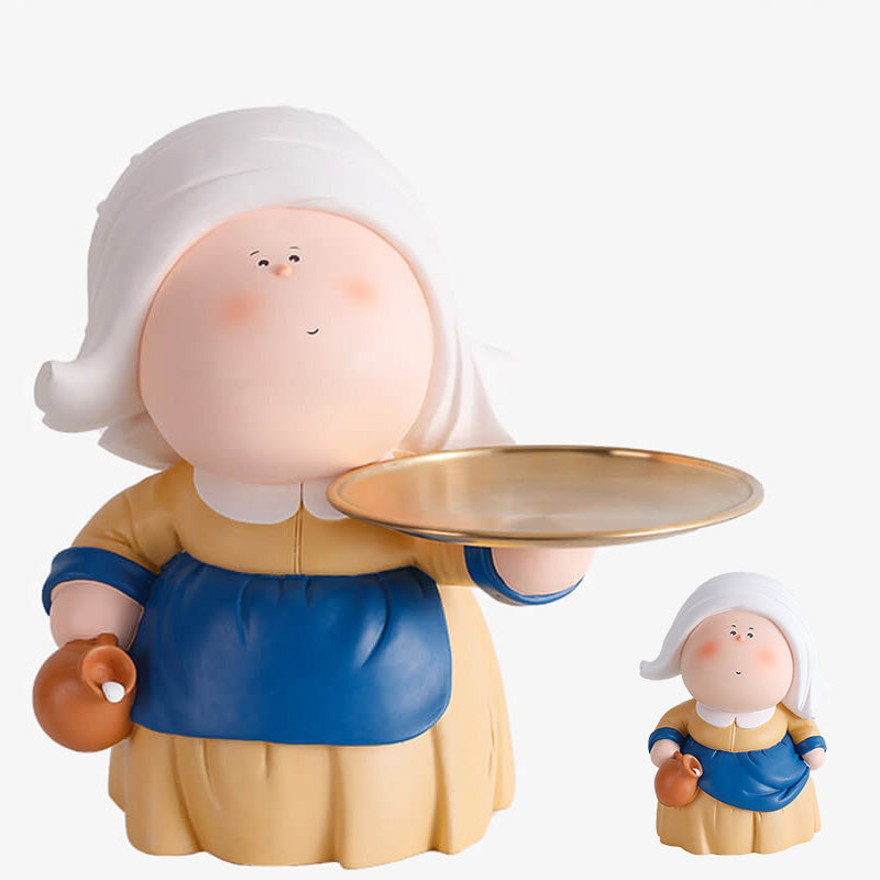 Lighteme Perlenohrringe für Mädchen, Aufbewahrungsornamente für Zuhause