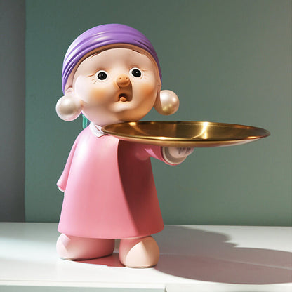 Lighteme Perlenohrringe für Mädchen, Aufbewahrungsornamente für Zuhause