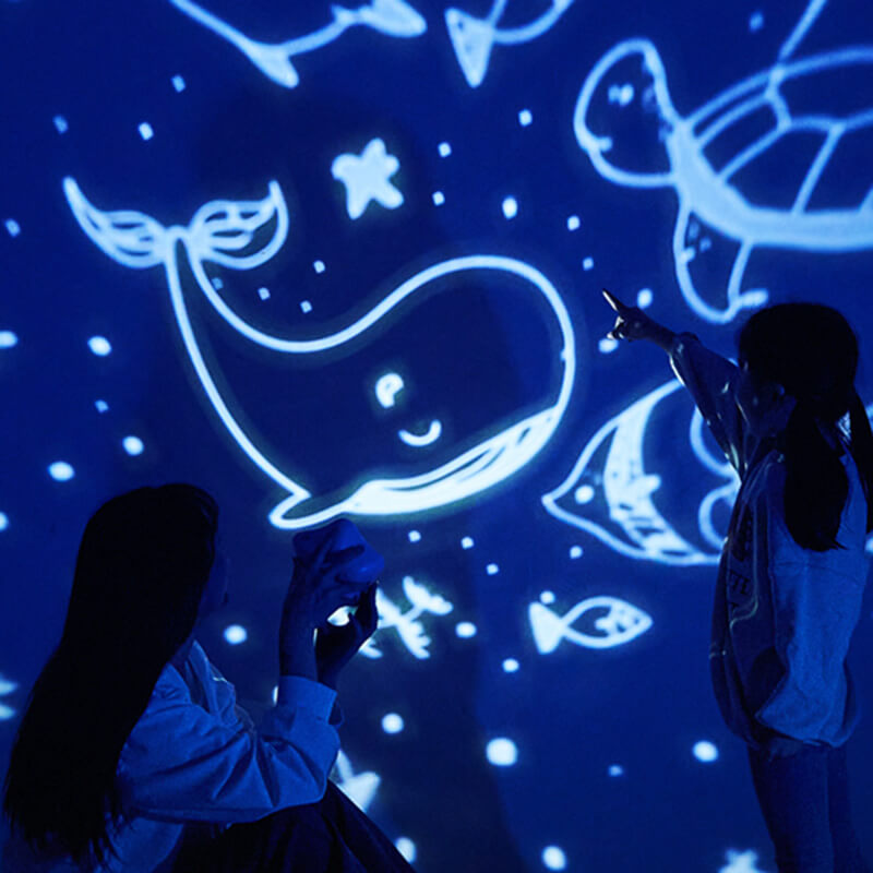 Lampe de projecteur Lighteme Pentagram