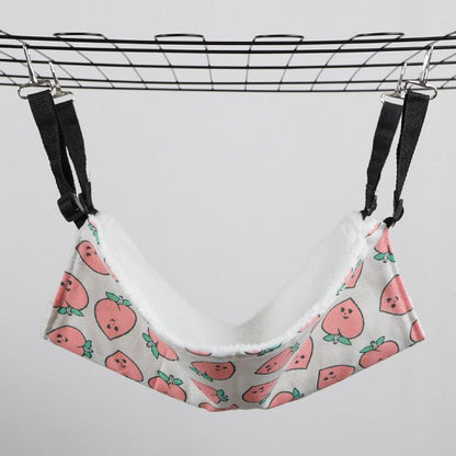 Lit suspendu pour animaux de compagnie Lighteme, hamac en toile à imprimé dessin animé (3 types et 3 tailles)