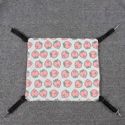 Lit suspendu pour animaux de compagnie Lighteme, hamac en toile à imprimé dessin animé (3 types et 3 tailles)